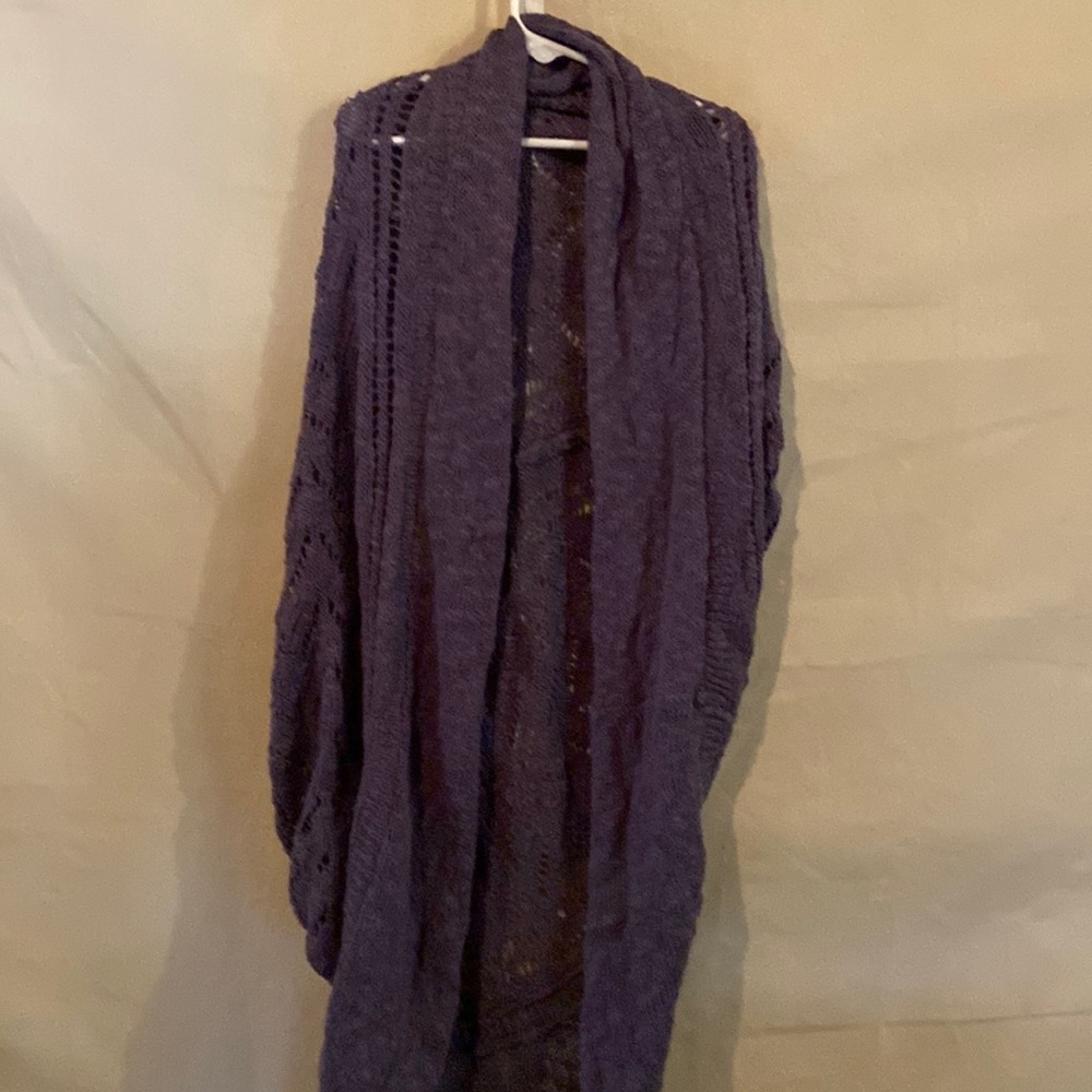 Shrug sweater/ blue